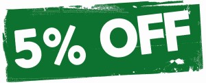 5 percent discount voucher